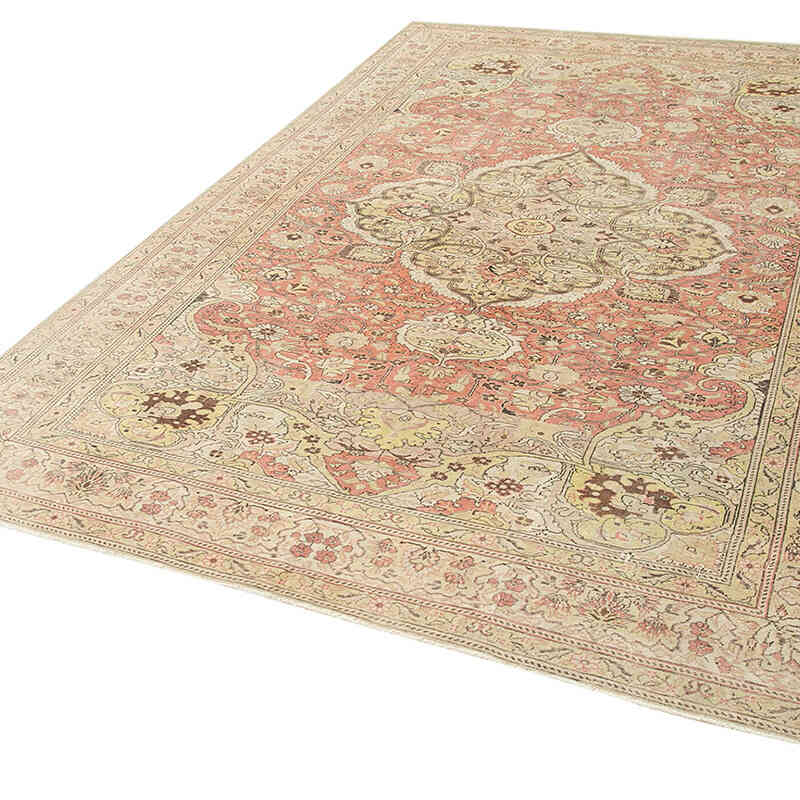 Vintage Turkish Hand-Knotted Rug - 6' 4" x 9' 9" (76" x 117") - K0075675