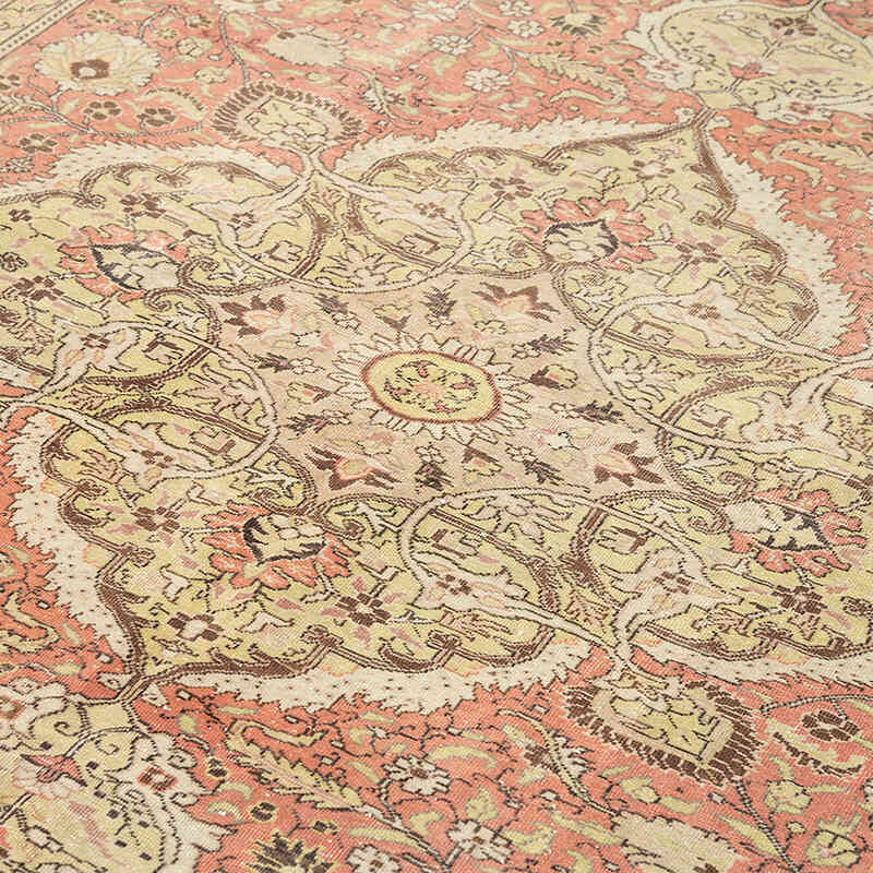 Vintage Turkish Hand-Knotted Rug - 6' 4" x 9' 9" (76" x 117") - K0075675