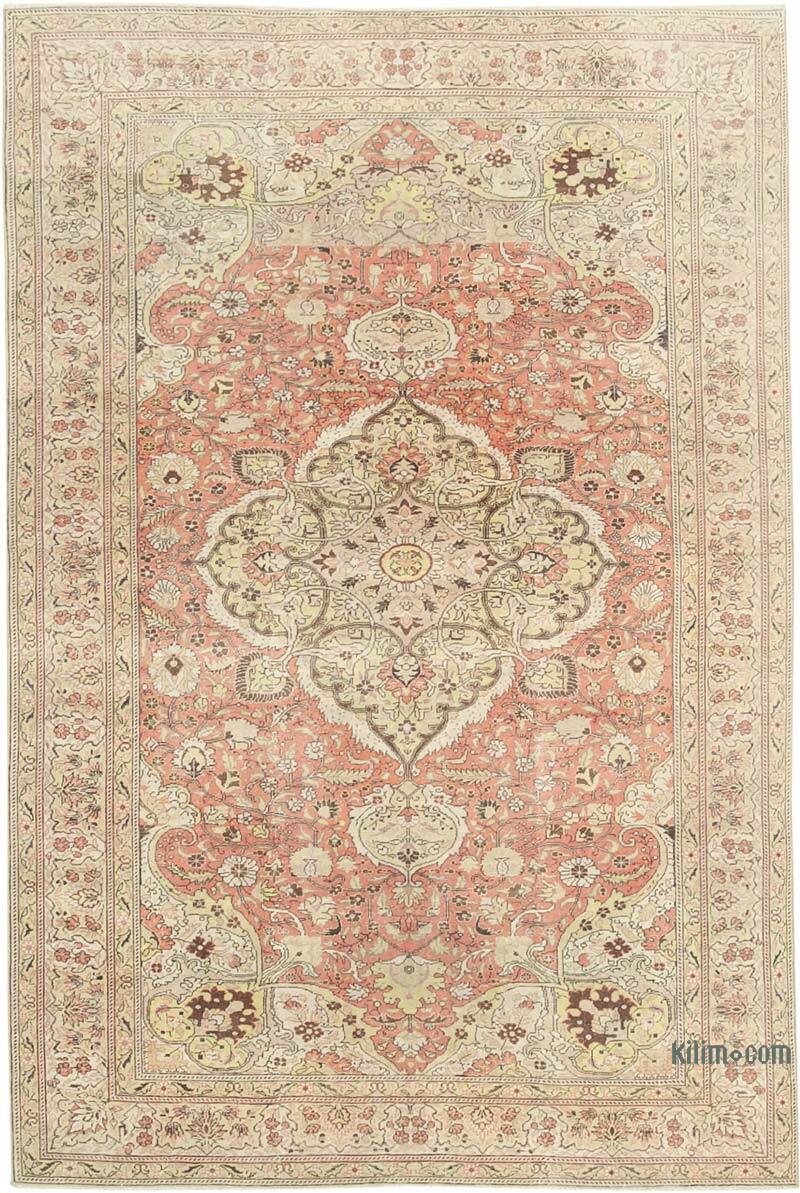 Vintage Turkish Hand-Knotted Rug - 6' 4" x 9' 9" (76" x 117") - K0075675