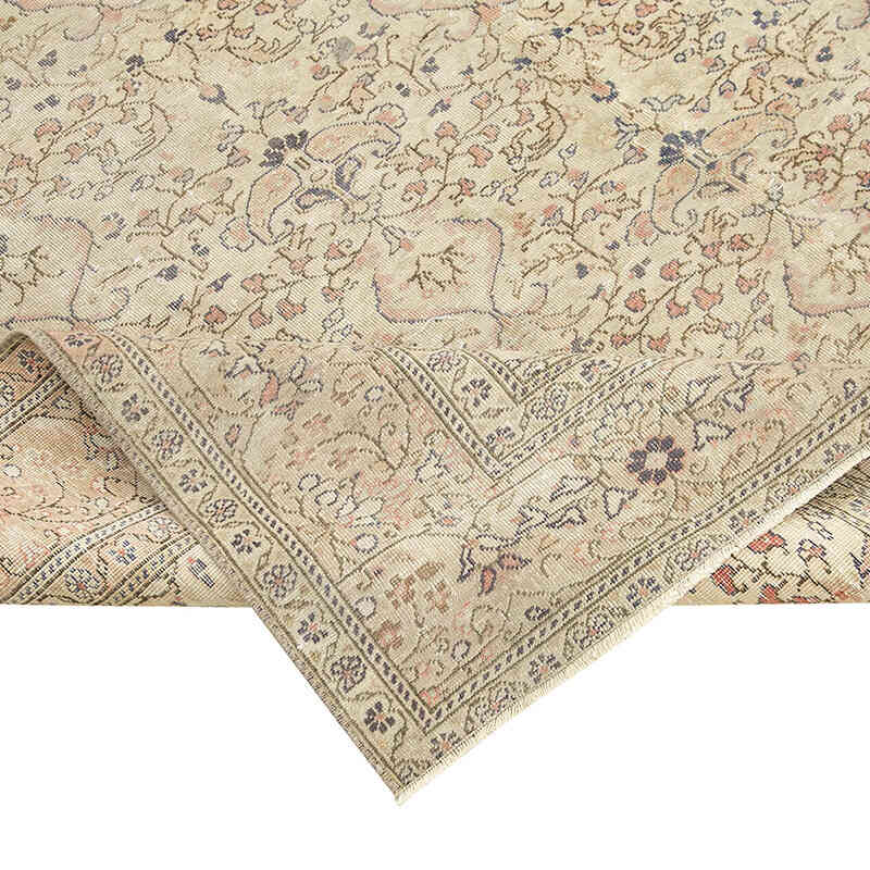 El Dokuma Vintage Halı - 197 cm x 282 cm - K0075676