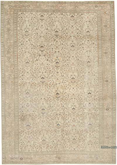 Alfombra Vintage Turca Anudada a Mano - 197 cm x 282 cm