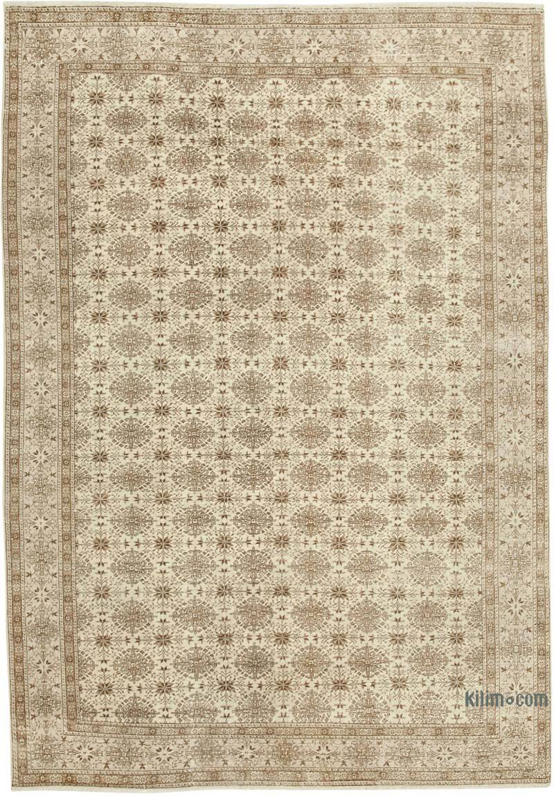 El Dokuma Vintage Halı - 196 cm x 296 cm - K0075677