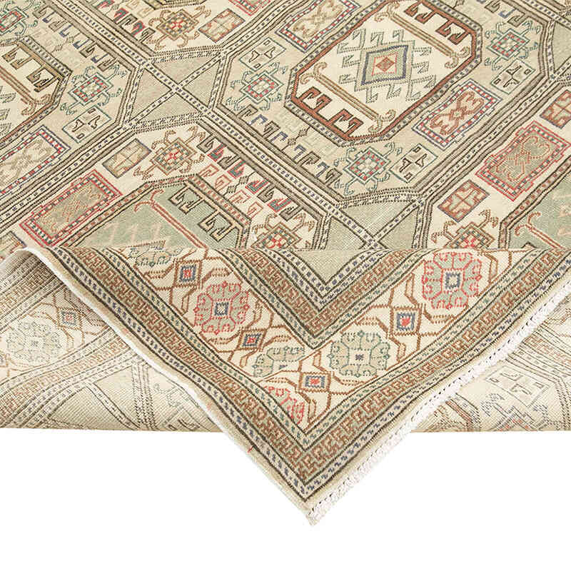 Vintage Turkish Hand-Knotted Rug - 6' 6" x 9' 4" (78" x 112") - K0075678