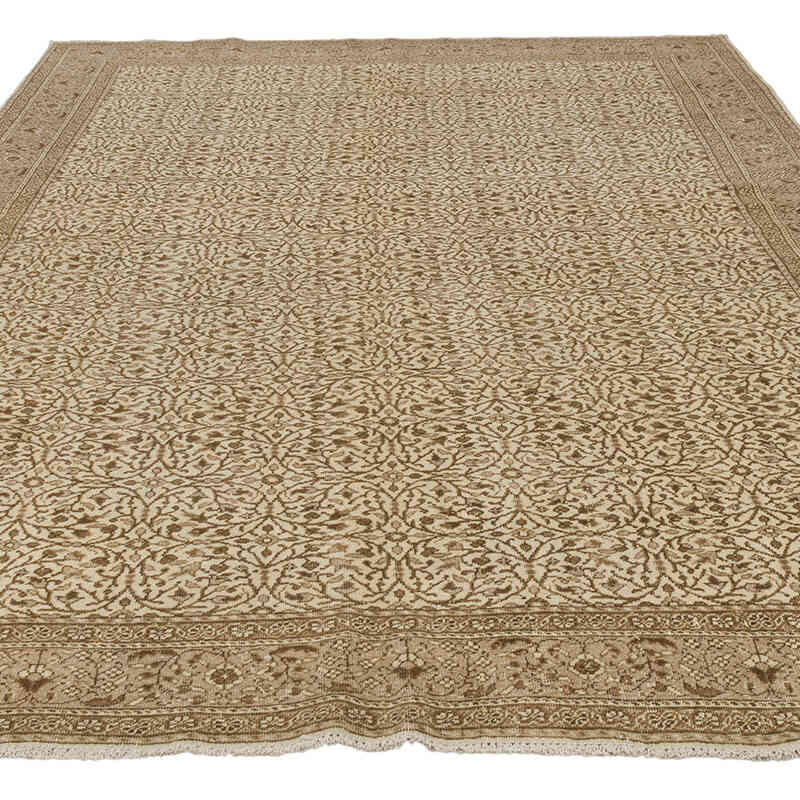 Vintage Turkish Hand-Knotted Rug - 6' 6" x 9' 3" (78" x 111") - K0075679