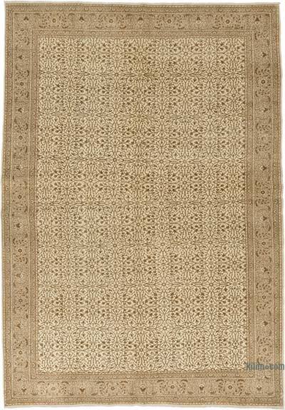 Vintage Turkish Hand-Knotted Rug - 6' 6" x 9' 3" (78" x 111")