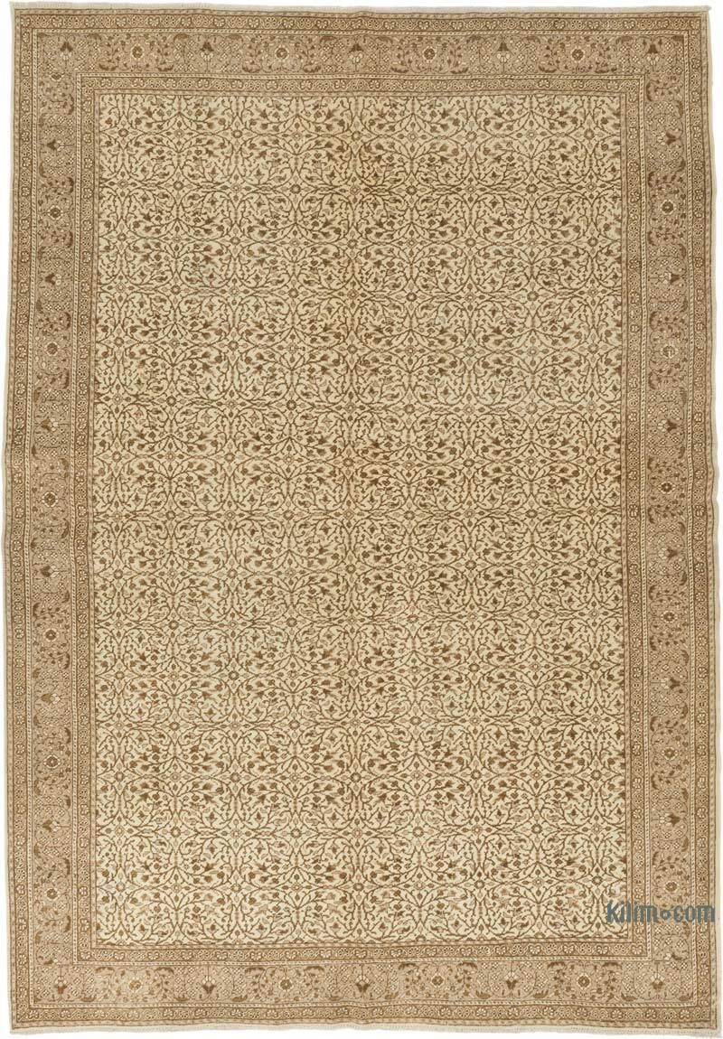 Vintage Turkish Hand-Knotted Rug - 6' 6" x 9' 3" (78" x 111") - K0075679