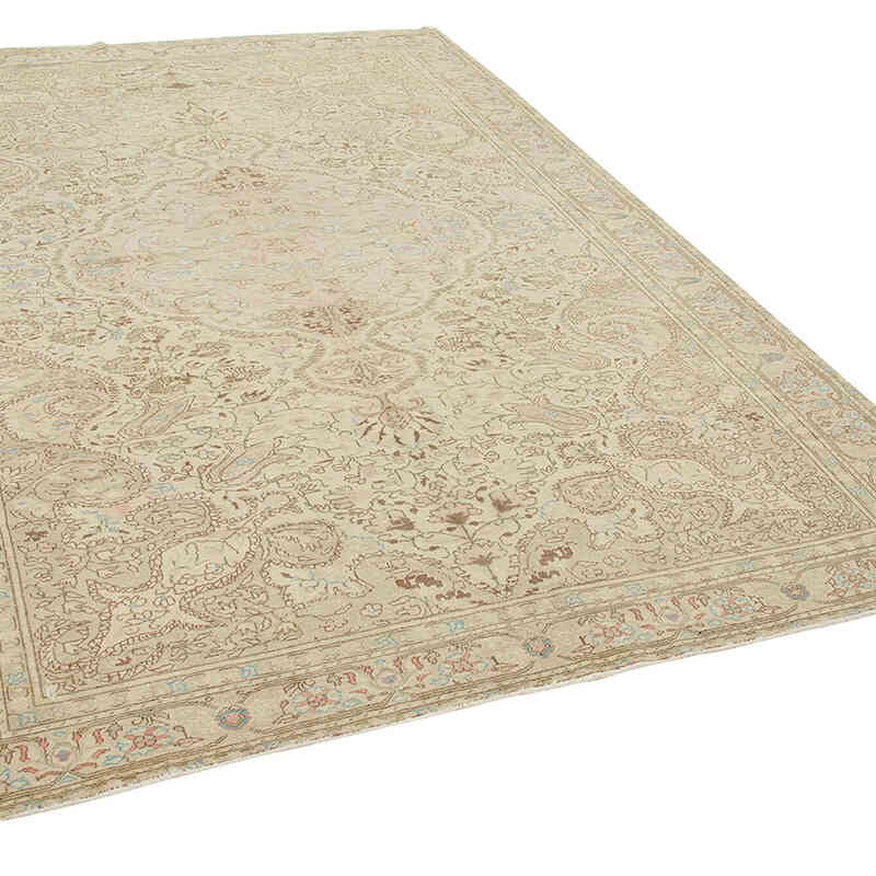 Alfombra Vintage Turca Anudada a Mano - 197 cm x 285 cm - K0075681