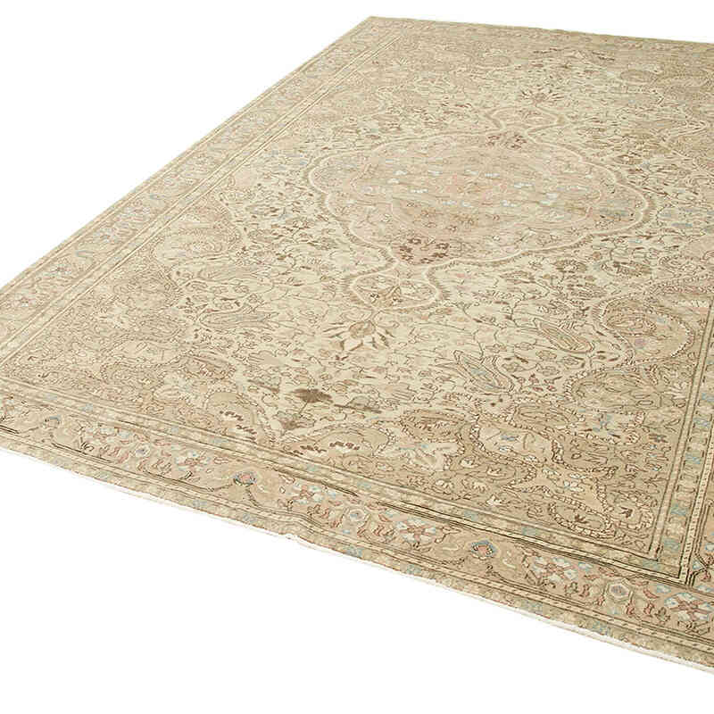Alfombra Vintage Turca Anudada a Mano - 197 cm x 285 cm - K0075681