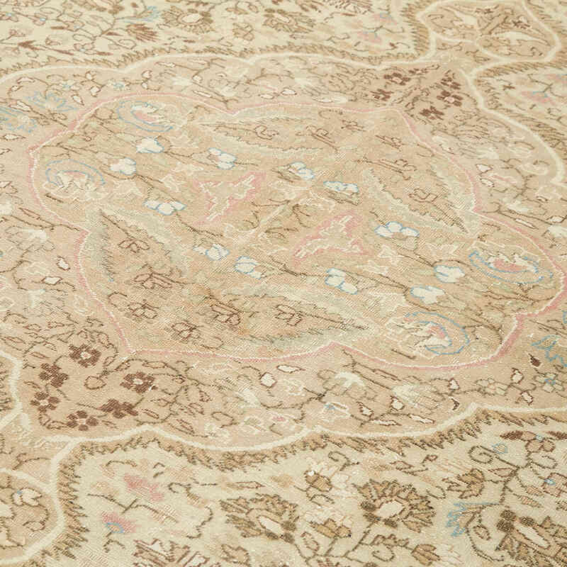 Alfombra Vintage Turca Anudada a Mano - 197 cm x 285 cm - K0075681