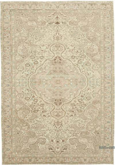 Alfombra Vintage Turca Anudada a Mano - 197 cm x 285 cm