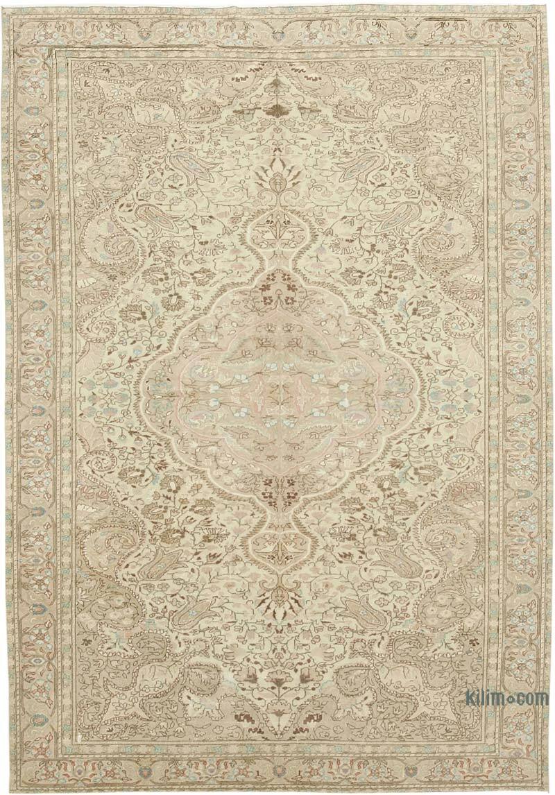 Alfombra Vintage Turca Anudada a Mano - 197 cm x 285 cm - K0075681