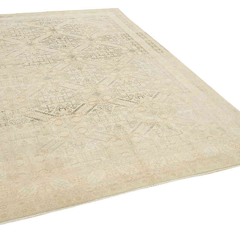 Alfombra Vintage Turca Anudada a Mano - 195 cm x 289 cm - K0075682