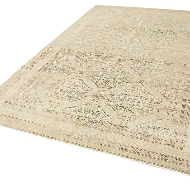 Alfombra Vintage Turca Anudada a Mano - 195 cm x 289 cm - K0075682