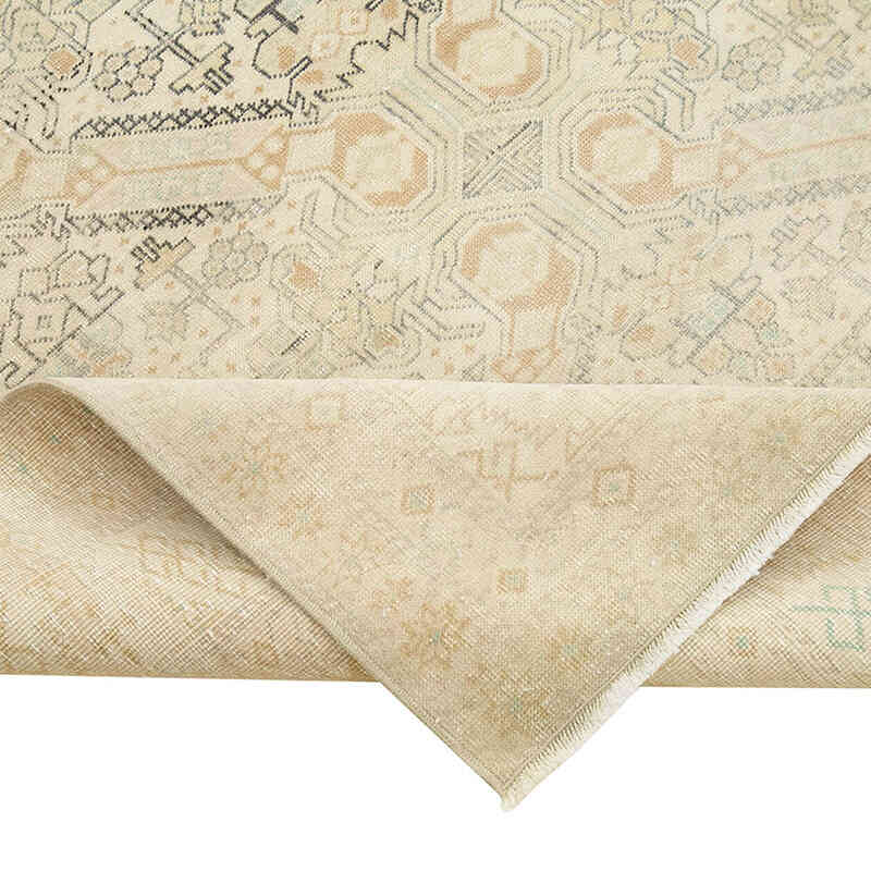 Alfombra Vintage Turca Anudada a Mano - 195 cm x 289 cm - K0075682