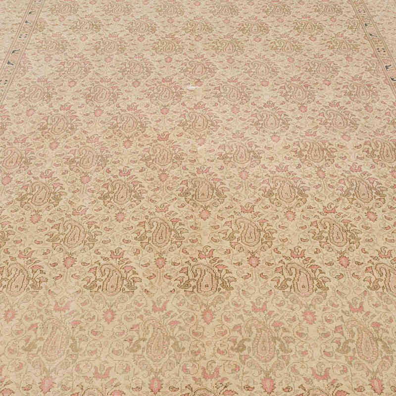 Alfombra Vintage Turca Anudada a Mano - 203 cm x 314 cm - K0075684