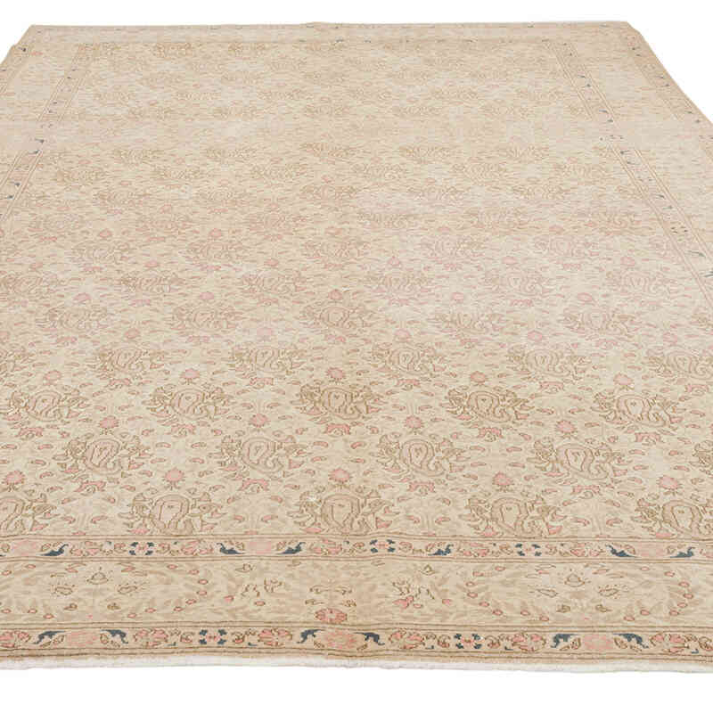 Alfombra Vintage Turca Anudada a Mano - 203 cm x 314 cm - K0075684