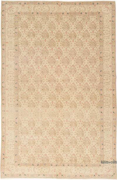 Alfombra Vintage Turca Anudada a Mano - 203 cm x 314 cm