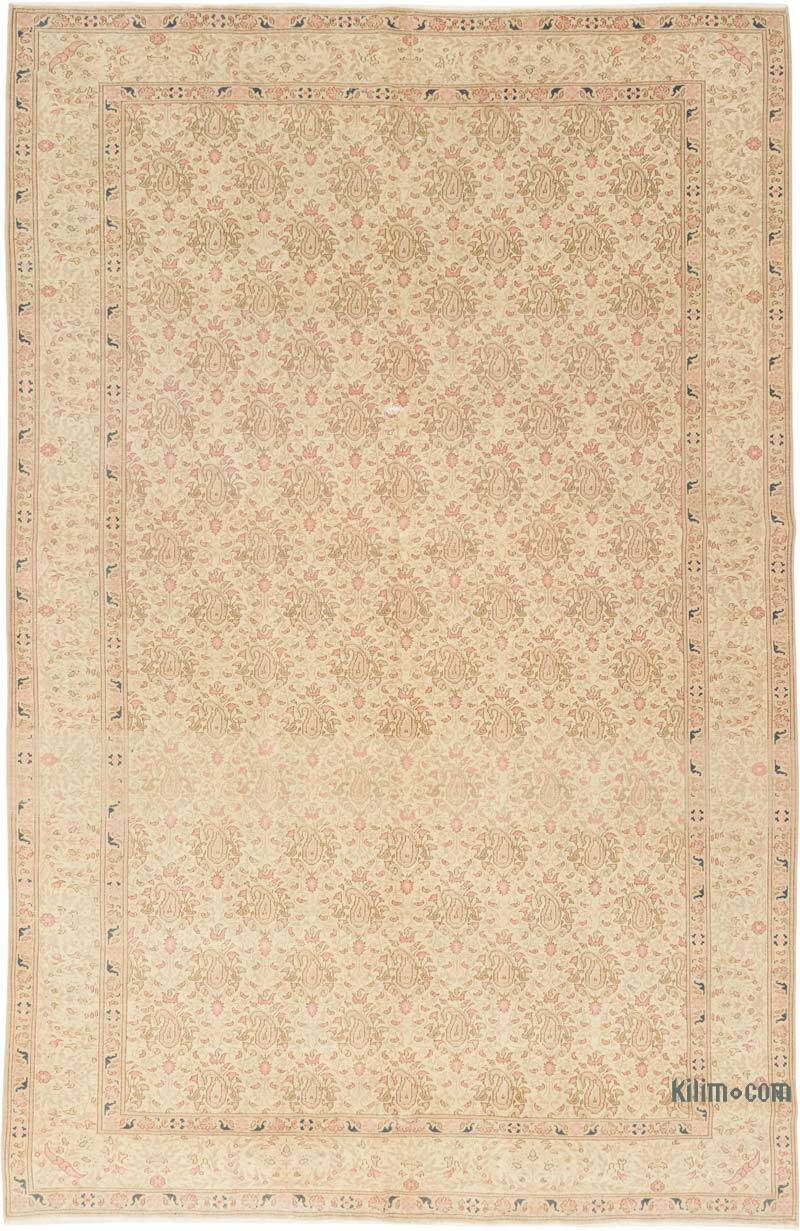 Alfombra Vintage Turca Anudada a Mano - 203 cm x 314 cm - K0075684
