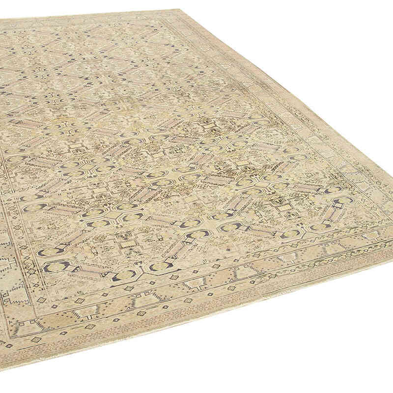 Alfombra Vintage Turca Anudada a Mano - 200 cm x 296 cm - K0075685
