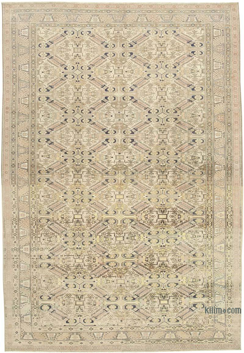 Alfombra Vintage Turca Anudada a Mano - 200 cm x 296 cm - K0075685