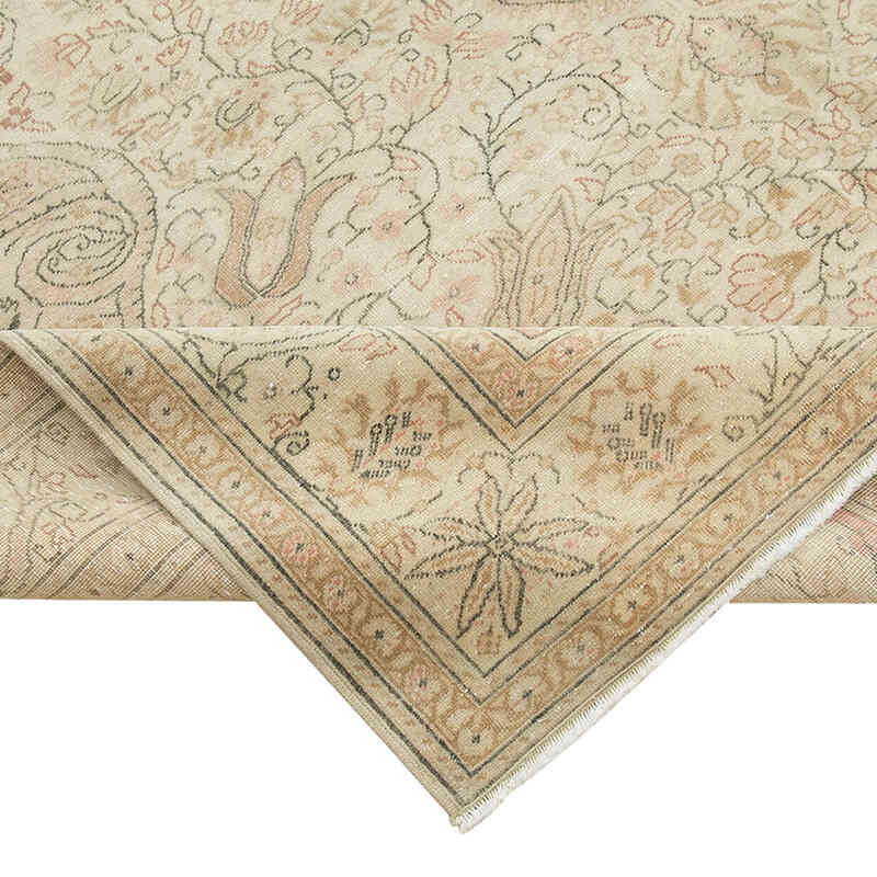 El Dokuma Vintage Halı - 202 cm x 324 cm - K0075686