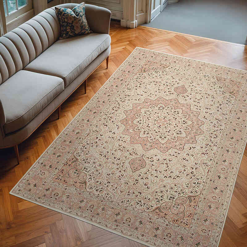 El Dokuma Vintage Halı - 210 cm x 313 cm - K0075688