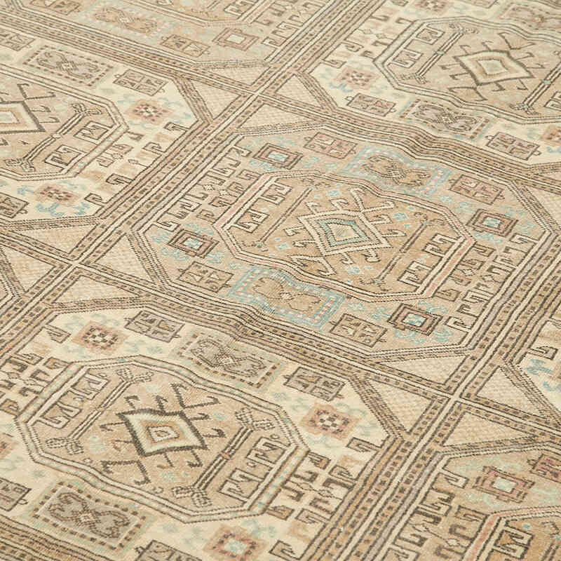 Alfombra Vintage Turca Anudada a Mano - 201 cm x 306 cm - K0075689