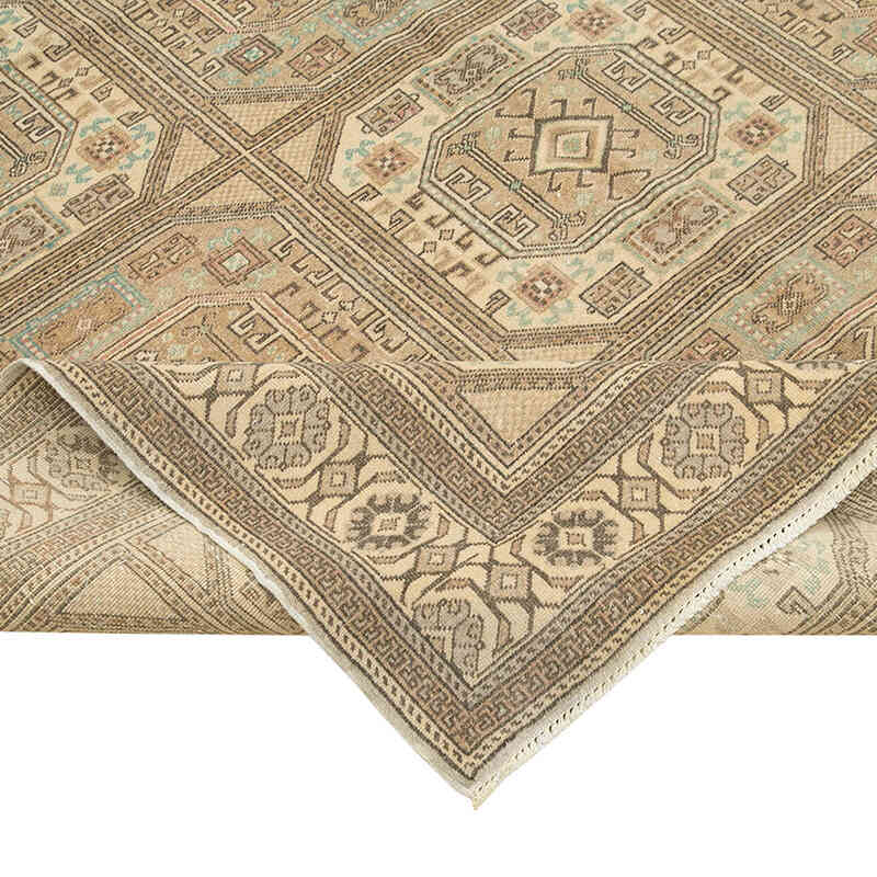 Alfombra Vintage Turca Anudada a Mano - 201 cm x 306 cm - K0075689