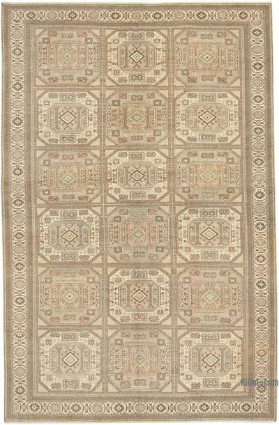 Vintage Turkish Hand-Knotted Rug - 6' 7" x 10'  (79" x 120")