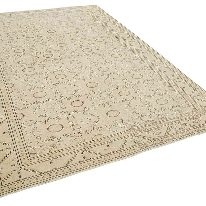 Vintage Turkish Hand-Knotted Rug - 6' 6" x 9' 8" (78" x 116") - K0075691
