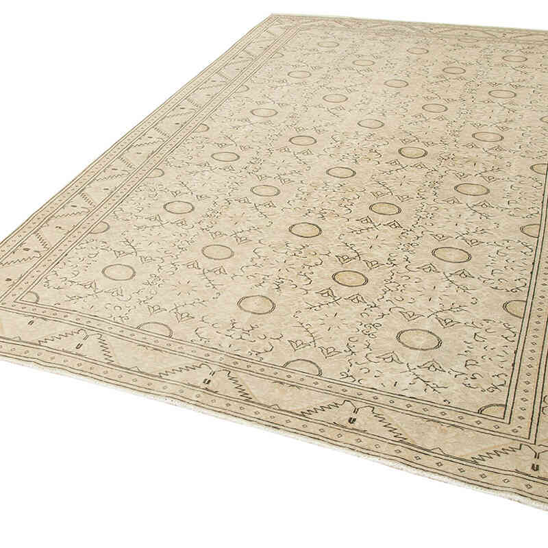 Vintage Turkish Hand-Knotted Rug - 6' 6" x 9' 8" (78" x 116") - K0075691