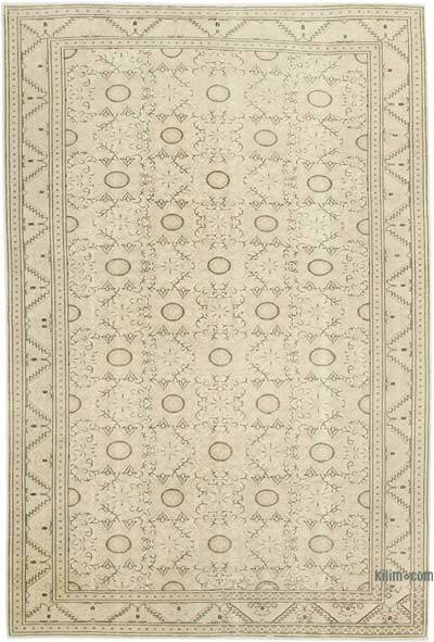 Alfombra Vintage Turca Anudada a Mano - 198 cm x 294 cm