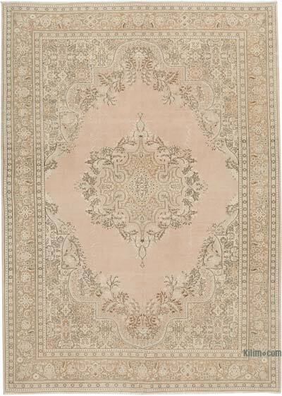 Vintage Turkish Hand-Knotted Rug - 7'  x 9' 10" (84" x 118")