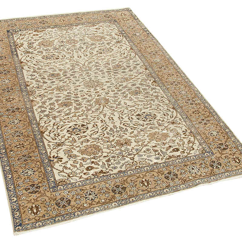 El Dokuma Vintage Halı - 118 cm x 170 cm - K0075695