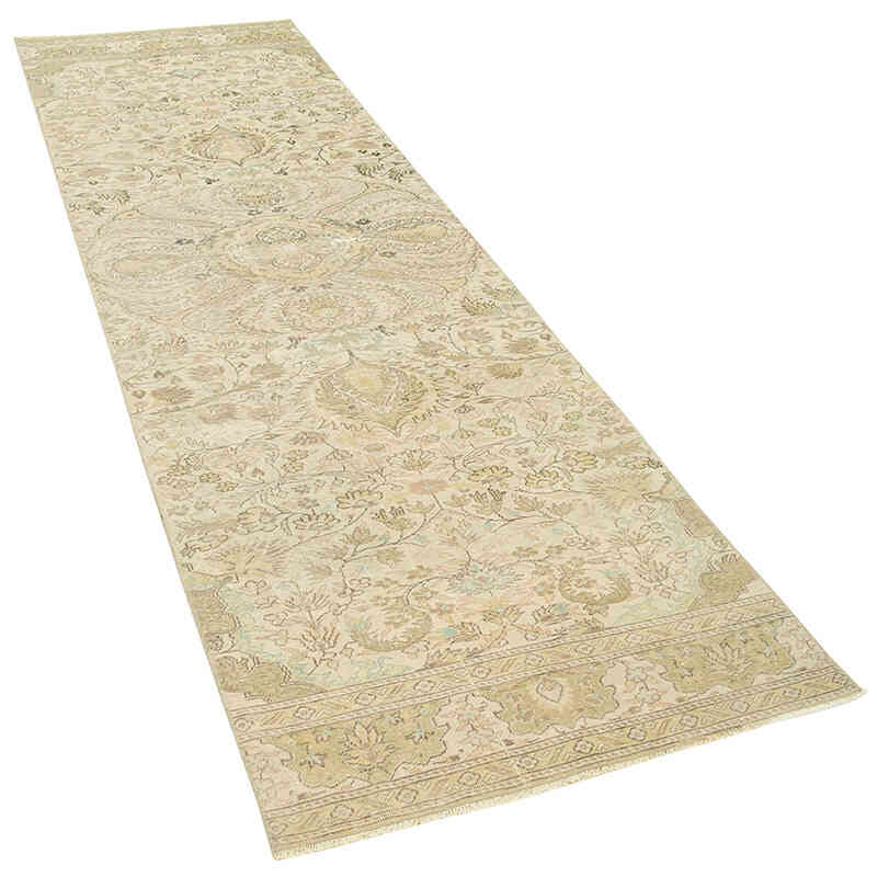 Vintage Turkish Runner Rug - 2' 10" x 9' 9" (34" x 117") - K0075700