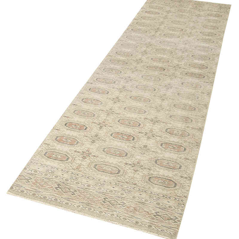 Vintage Turkish Runner Rug - 2' 6" x 9' 4" (30" x 112") - K0075705