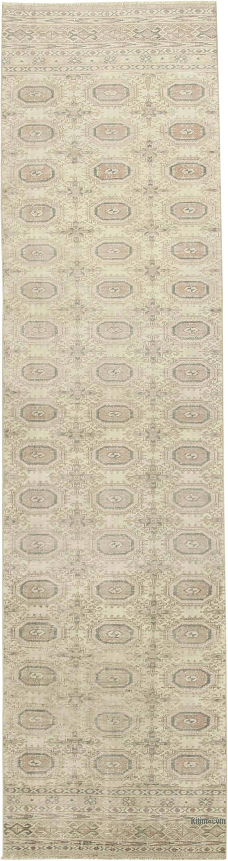 Vintage Turkish Runner Rug - 2' 6" x 9' 4" (30" x 112") - K0075705