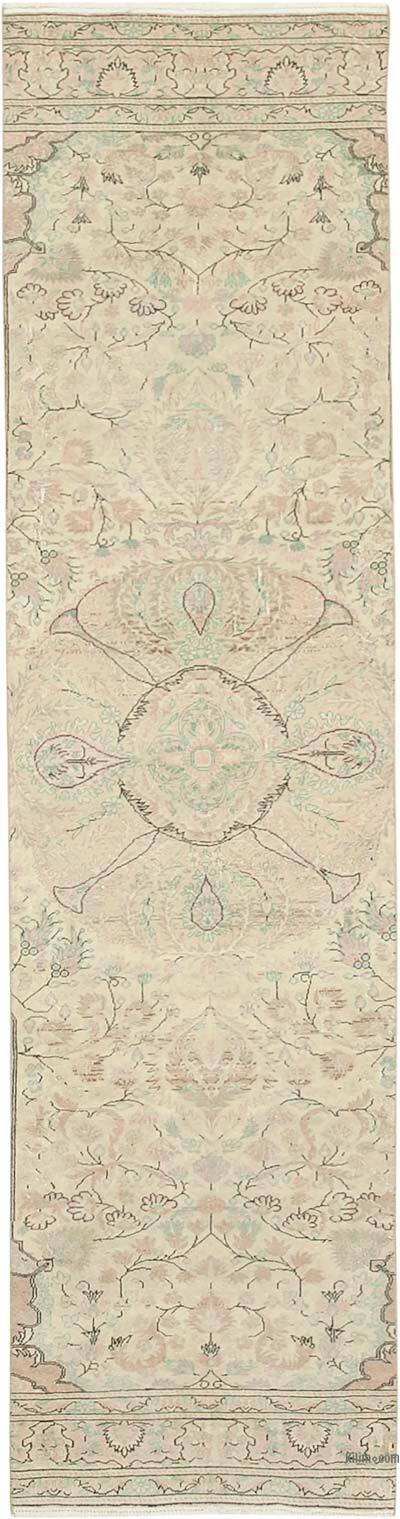 Vintage Turkish Runner Rug - 2' 7" x 10'  (31" x 120")