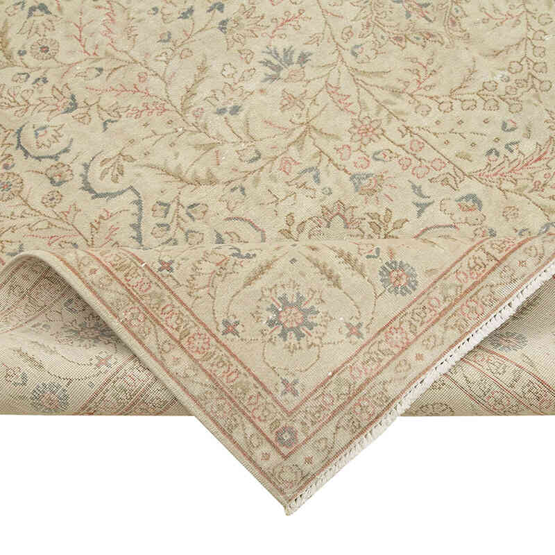 Vintage Turkish Hand-Knotted Rug - 6' 5" x 9' 8" (77" x 116") - K0075715