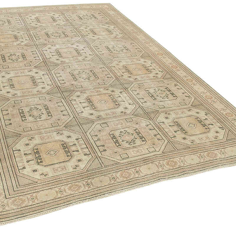 Alfombra Vintage Turca Anudada a Mano - 200 cm x 294 cm - K0075716