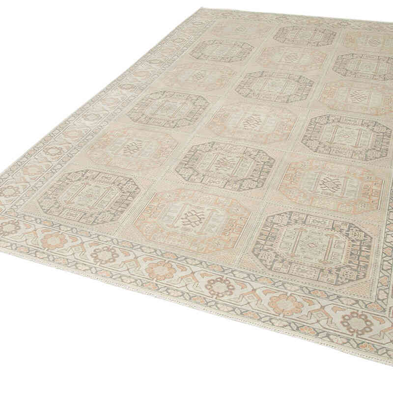 Alfombra Vintage Turca Anudada a Mano - 198 cm x 297 cm - K0075718