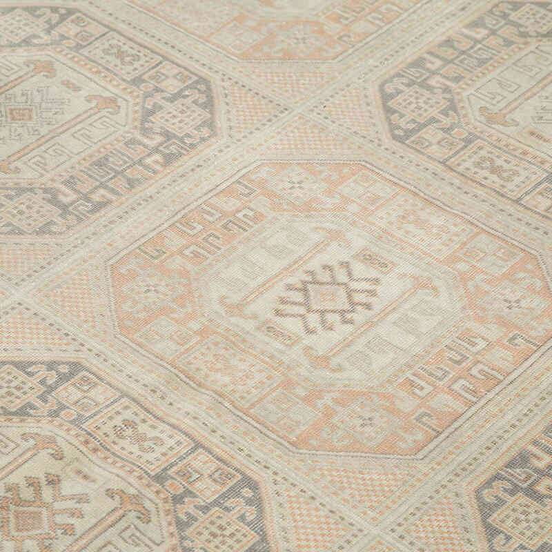 Alfombra Vintage Turca Anudada a Mano - 198 cm x 297 cm - K0075718