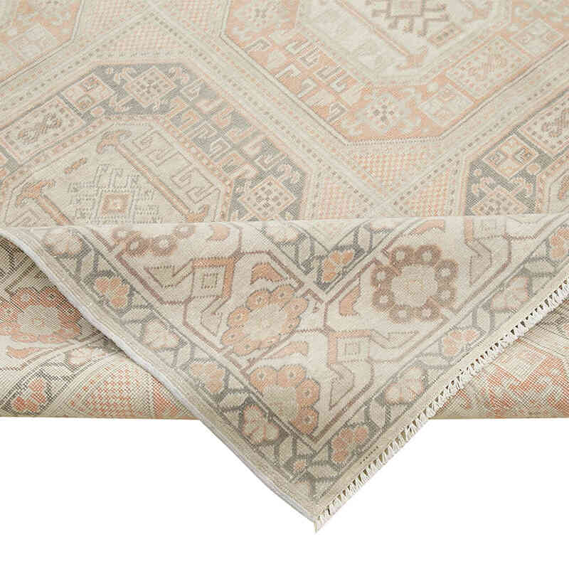 Alfombra Vintage Turca Anudada a Mano - 198 cm x 297 cm - K0075718