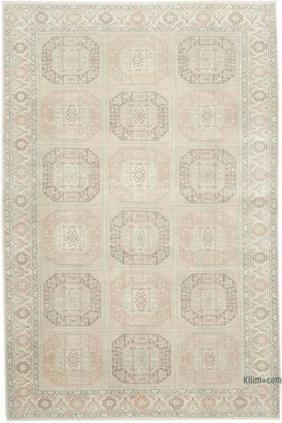 Vintage Turkish Hand-Knotted Rug - 6' 6" x 9' 9" (78" x 117")