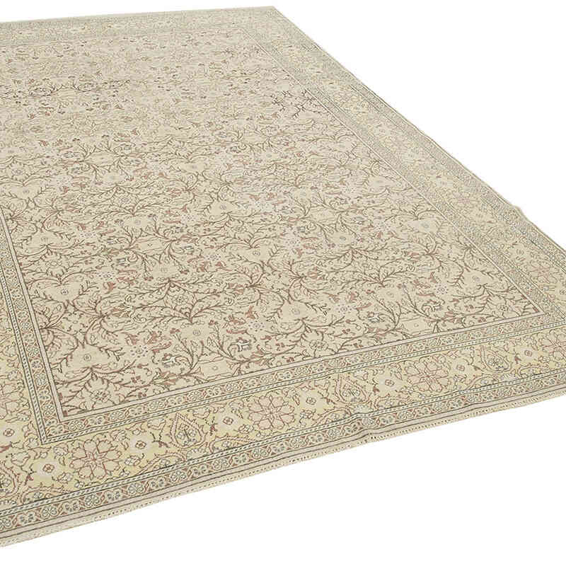 Alfombra Vintage Turca Anudada a Mano - 195 cm x 285 cm - K0075720