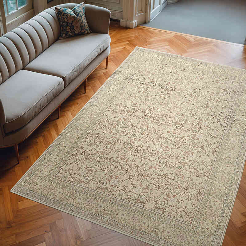 Alfombra Vintage Turca Anudada a Mano - 195 cm x 285 cm - K0075720