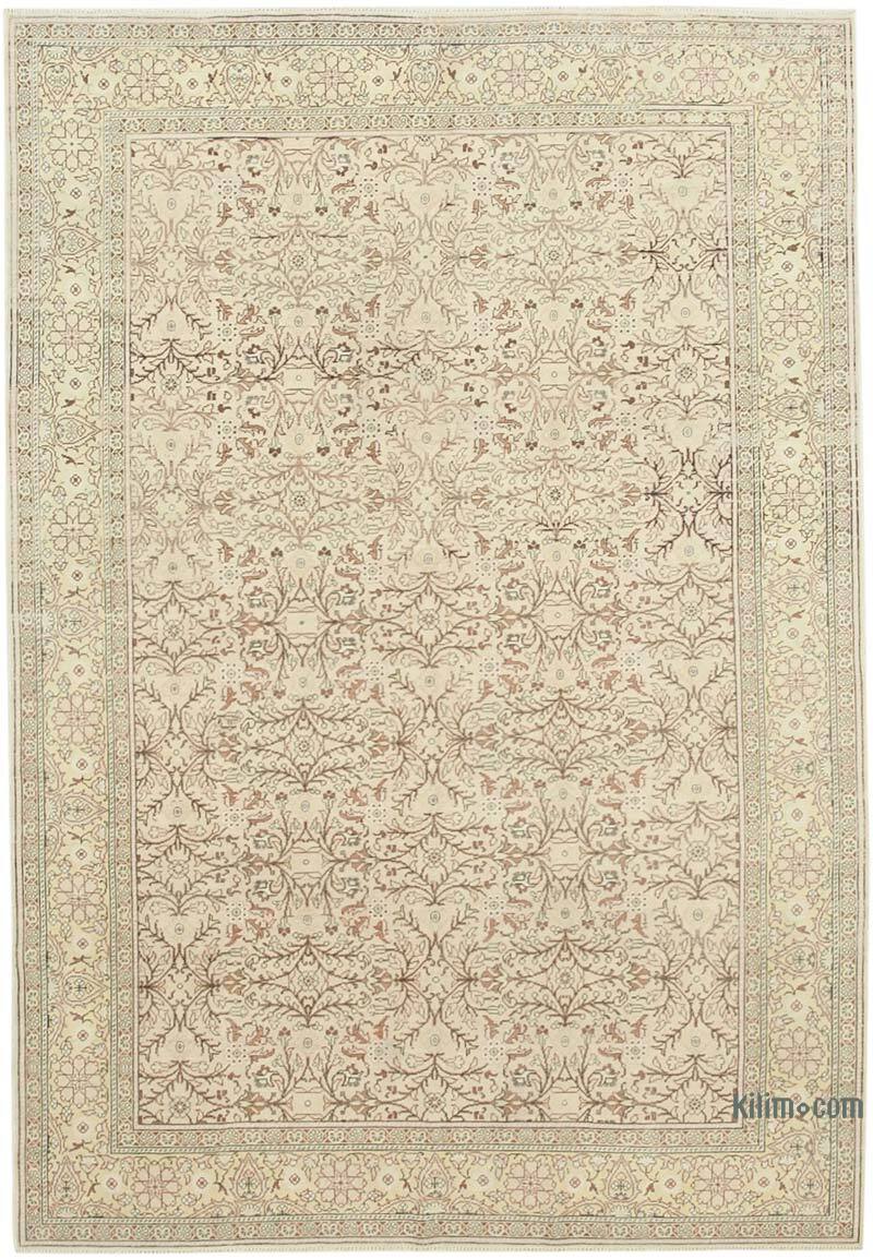Alfombra Vintage Turca Anudada a Mano - 195 cm x 285 cm - K0075720