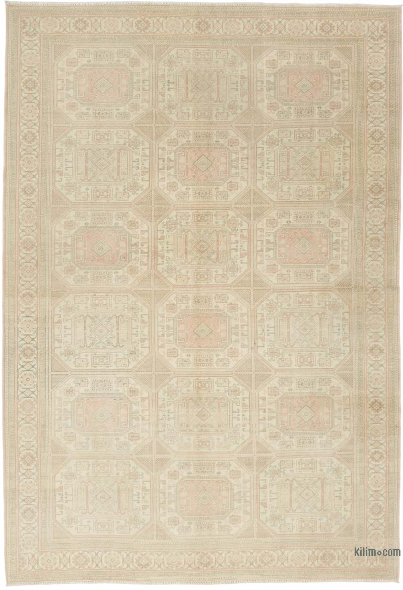 El Dokuma Vintage Halı - 198 cm x 286 cm - K0075722
