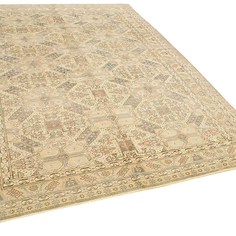 El Dokuma Vintage Halı - 198 cm x 286 cm - K0075724
