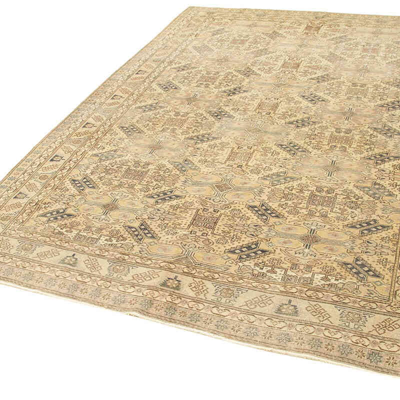 El Dokuma Vintage Halı - 198 cm x 286 cm - K0075724